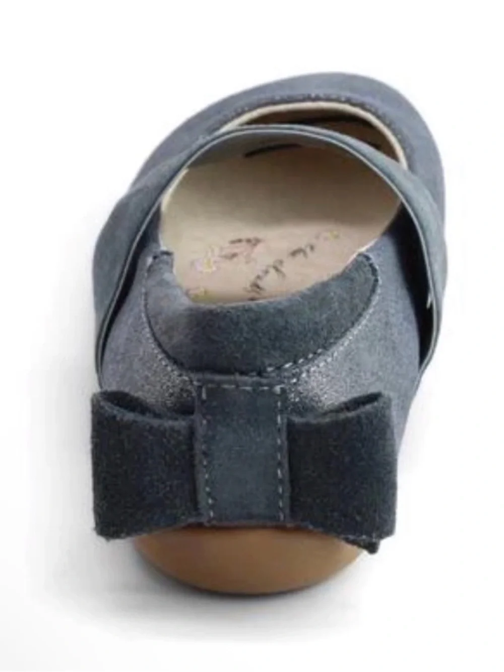 Livie & Luca Aria Ballet Flats - Dark Pewter Shimmer (Size 10) EUC With Box